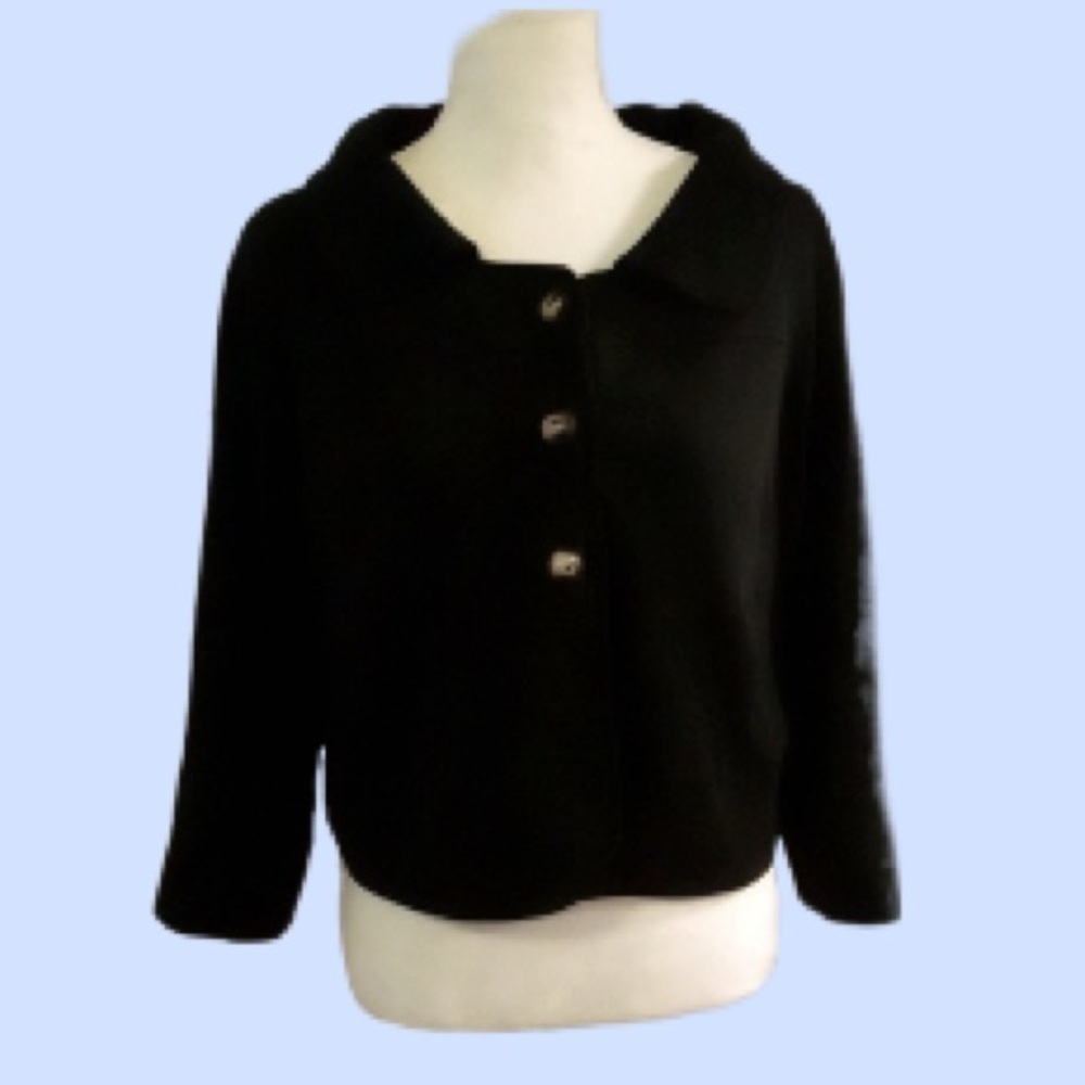 Kenar Jacket Small Cropped Black